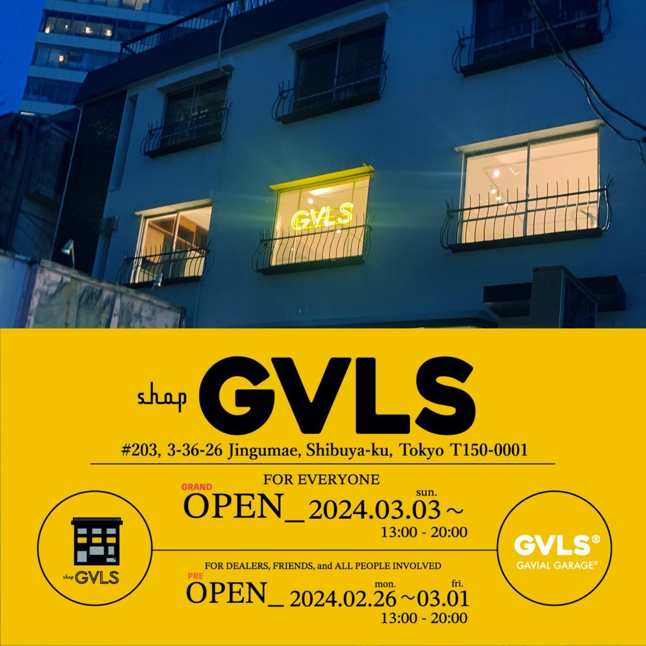 "shop_GVLS" 直営店OPENのお知らせ